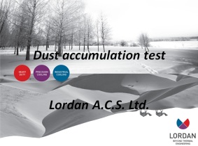 Dust accumulation test